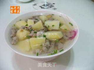 土豆小肠煲汤的做法步骤：9