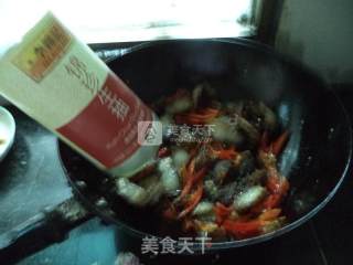 红辣椒炒米粉肉的做法步骤：8