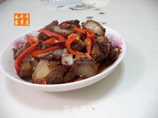 红辣椒炒米粉肉的做法步骤：9