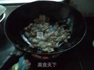 青椒蛋皮肉丝的做法步骤：2