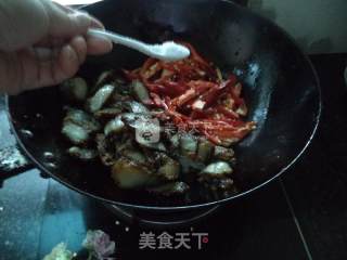 白菜丝炒米粉肉的做法步骤：4