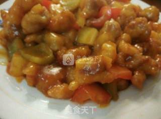 菠萝咕唠肉的做法步骤：10