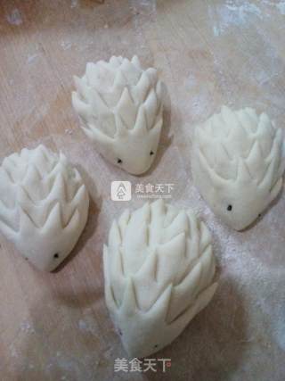 豆沙小刺猬的做法步骤：9