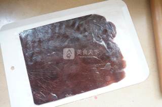 大理石豆沙吐司的做法步骤：2