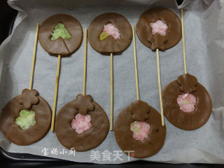 喜气洋洋饼干棒棒糖的做法步骤：15