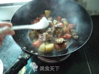 土豆胡萝卜烧排骨的做法步骤：10