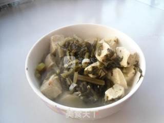 冻豆腐雪里蕻的做法步骤：7