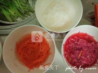 三文鱼大拌菜的做法步骤：5