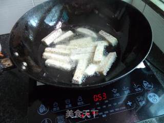 翻炒香芋条的做法步骤：6