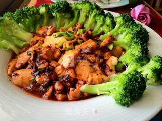 老干妈肉片嫩豆腐的做法步骤：7