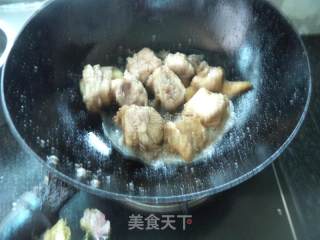 莲子蒸排骨的做法步骤：4