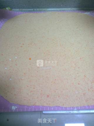 胡萝卜花卷的做法步骤：7