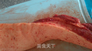 不一样的腊肉——香肠味腊肉的做法步骤：4