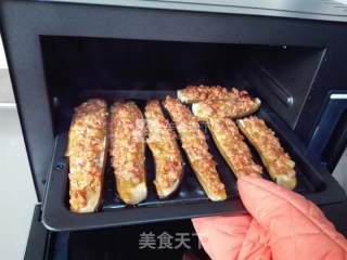 蒜香肉末烤茄子的做法步骤：12