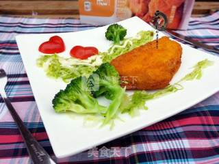 酥香猪排的做法步骤：10