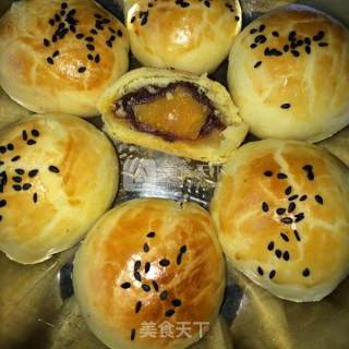 蛋黄酥的做法的做法步骤：9