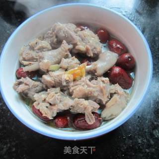 红枣蒸老鸭---宴客菜的做法步骤：11