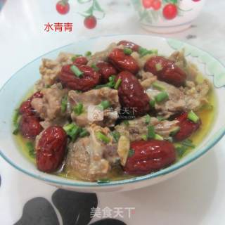 红枣蒸老鸭---宴客菜的做法步骤：12
