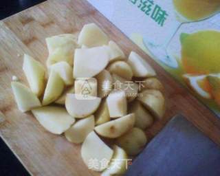 咸菜炖土豆的做法步骤：1