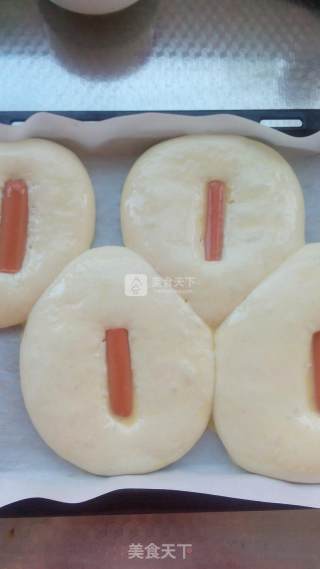 葱香肠仔面包的做法步骤：21