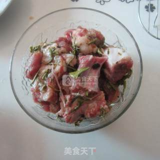 绿茶排骨的做法步骤：6