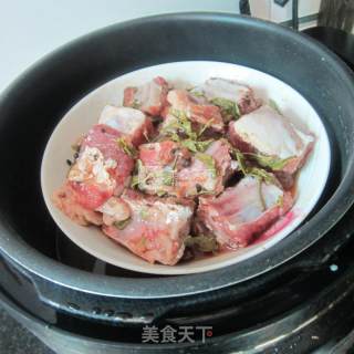 绿茶排骨的做法步骤：8