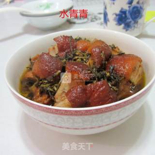 梅干菜蒸东坡肉---宴客菜的做法步骤：9