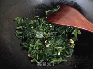 清炒野芝麻菜的做法步骤：6