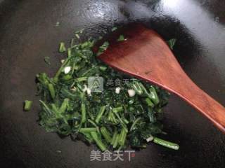 清炒野芝麻菜的做法步骤：7