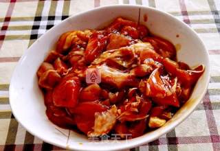 麻辣琵琶腿肉丁的做法步骤：7