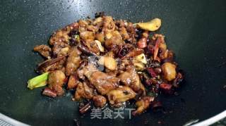 麻辣琵琶腿肉丁的做法步骤：13