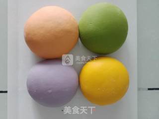 自制彩蔬面的做法步骤：3