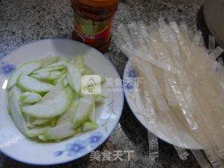夜开花煮粉皮的做法步骤：1