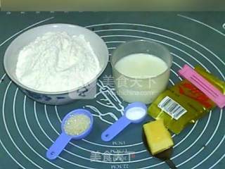 英式麦芬的做法步骤：1