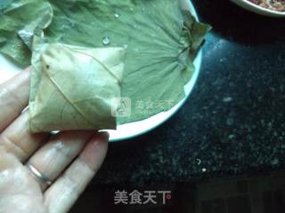 香烤荷叶肉丸--烤箱版的做法步骤：4