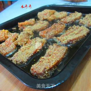 香烤米粉肉--烤箱版的做法步骤：11