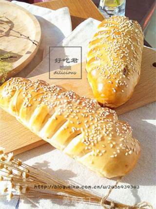 豆沙麦穗面包的做法步骤：29