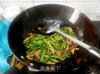 快手午餐之——豆角肉丝蒸面的做法步骤：5
