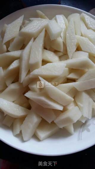 五花肉土豆盖浇饭的做法步骤：9