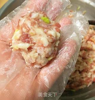 雪里蕻烩藕丸子的做法步骤：7