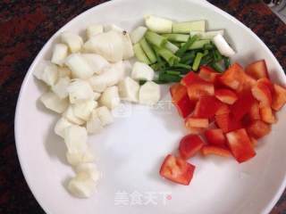 白果炒虾仁的做法步骤：3