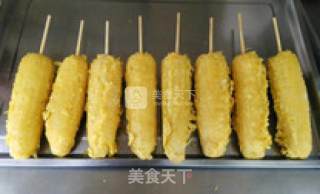 脆皮玉米的做法步骤：3