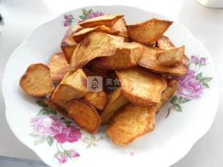 油炸红薯块的做法步骤：4
