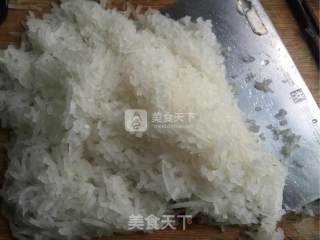 XO酱炒萝卜糕的做法步骤：4