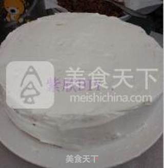 8寸黑森林水果蛋糕的做法步骤：15