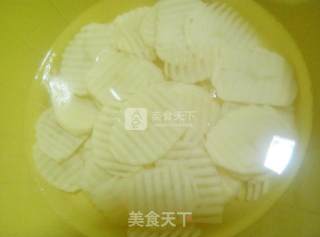 小零食之——原味薯片的做法步骤：3