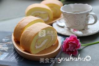 棉花蛋糕卷的做法步骤：16