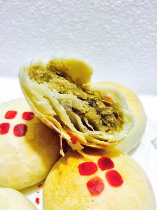 吉祥绿豆酥饼的做法步骤：21
