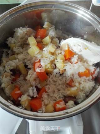 腊肠焖饭的做法步骤：12