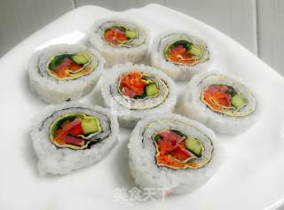 花样寿司之——翻转牛肉寿司的做法步骤：12
